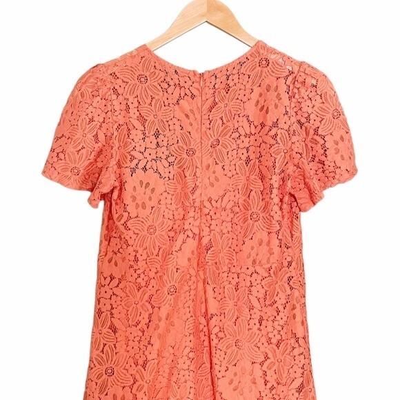 NWT Y2K Talco Terracotta Italian Made Lace Midi Dress & Slip Women’s Size Medium - Picture 10 of 15